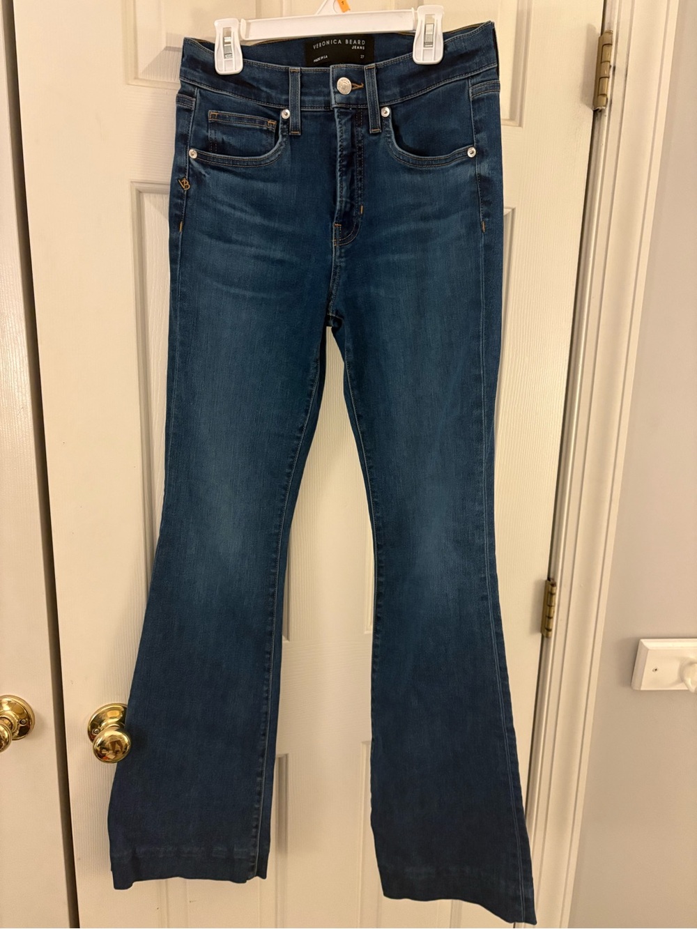 Veronica Beard bootcut dark wash jeans